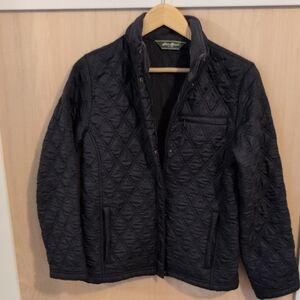 Eddie Bauer Black Diamond-Pattern Jacket